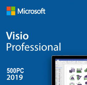 Visio Professional 2019 License Product Key 500 Users