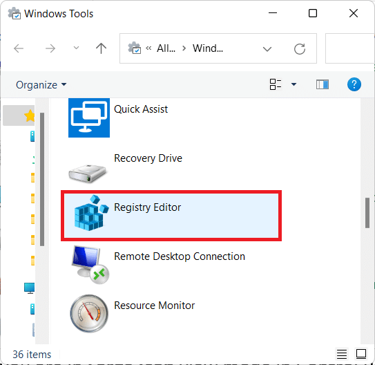 Editing the Windows Registry